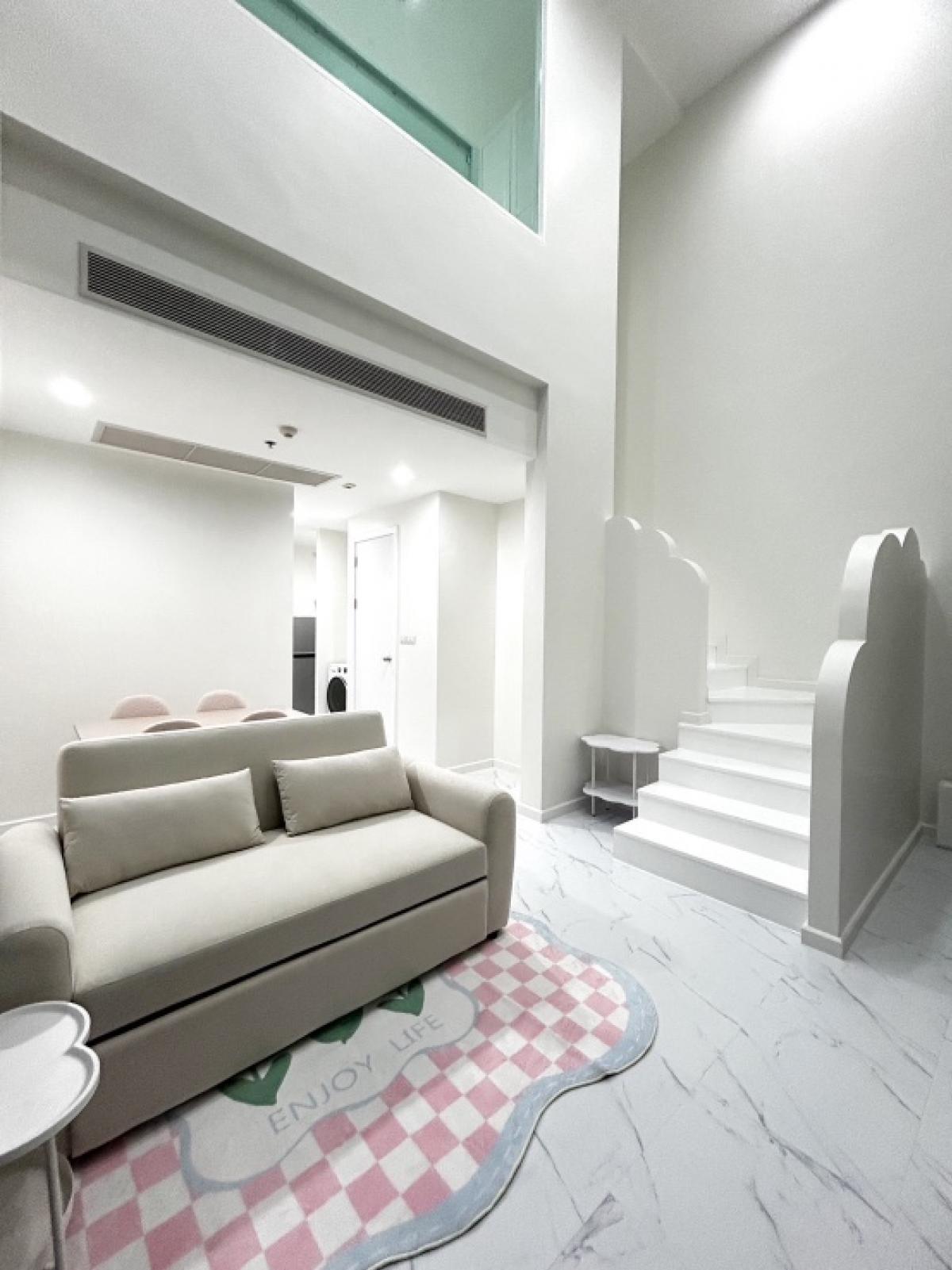 ขายคอนโดราชเทวี พญาไท : ขายคอนโด Pyne by Sansiri ขนาด 76 Sq.m Duplex 2 bed 2 bath เพียง 17.9 MB