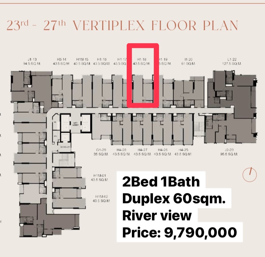 ขายดาวน์คอนโดวงเวียนใหญ่ เจริญนคร : Best Price Vายดาวน์ Rare Unit VERTIPLEX 2Bedrooms!! RHYTHM CHAROENAKHON ICONIC : ริธึ่ม เจริญนคร ไอคอนิค ☎️Tel/Line: 094-162-4424