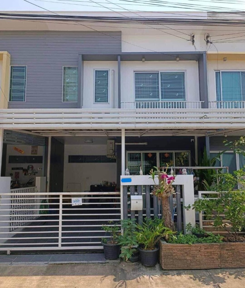 For SaleTownhouseKaset Nawamin,Ladplakao : S-CNKN101 Townhome for sale, The Connect 9 Kaset-Nawamin, 2 floors, size 18.2 sq m., usable area 72.8 sq m., 3 bedrooms, 2 bathrooms, 2.79 million, 063-759-1967