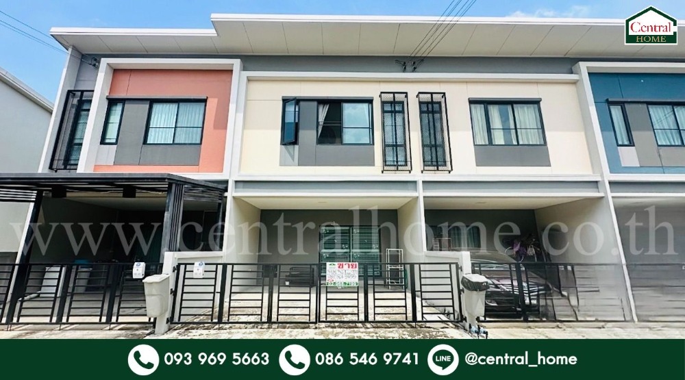 For SaleTownhousePathum Thani,Rangsit, Thammasat : Townhome Siri Place Ratchapruek - 346 Beautiful house, cheap price