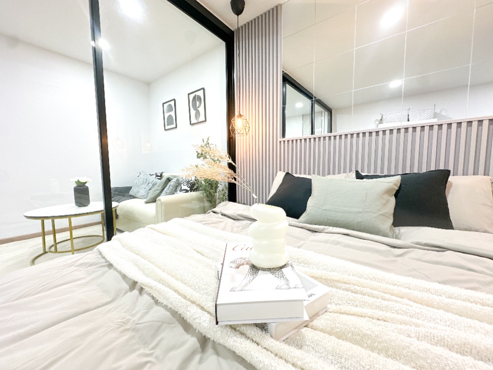 For SaleCondoRatchadapisek, Huaikwang, Suttisan : Near MRT Huai Khwang 5 minutes, newly renovated, installment starts at only 6,000 baht per month.