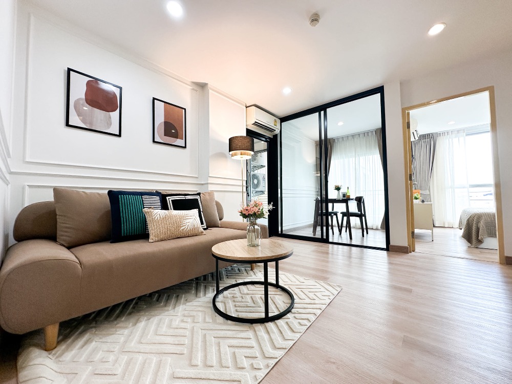 For SaleCondoLadprao101, Happy Land, The Mall Bang Kapi : [Urgent sale 🔥] THE NICHE ID Ladprao 130 ** Near MRT Lat Phrao 101, 2 bedrooms, good location, beautiful room, ready to move in