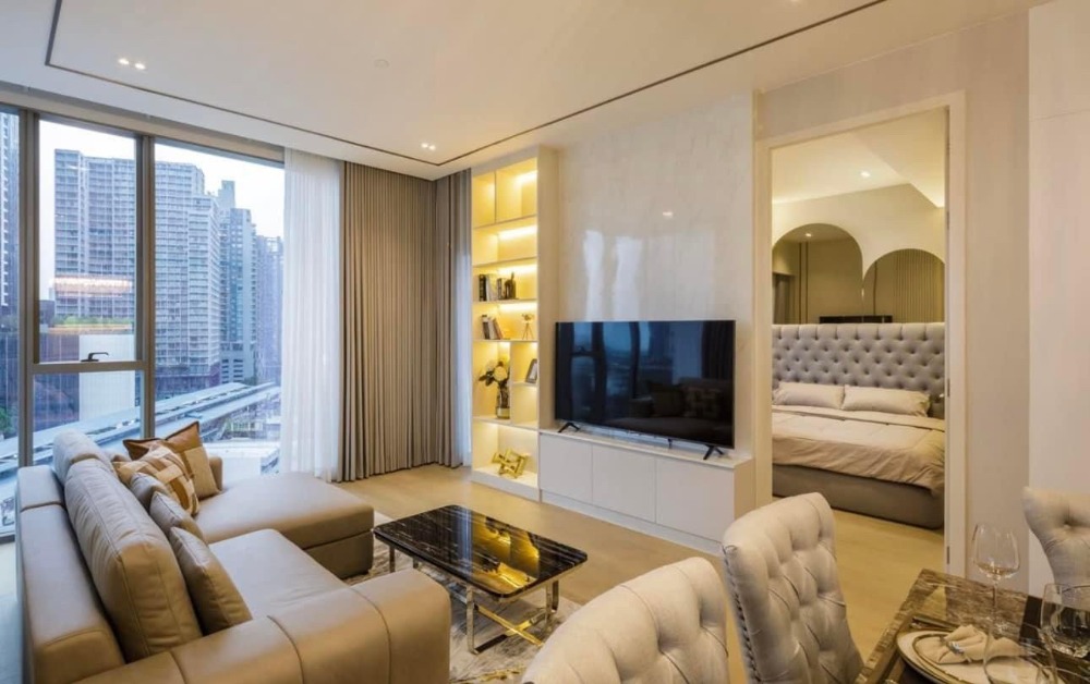 For RentCondoSukhumvit, Asoke, Thonglor : ♦ Super Luxury ♦ 10+ Floor, 95.00 sq.m. | 2 Bedroom, 2 Bathroom | Condo near BTS Thonglor 190 m., Major Cineplex in the Sukhumvit area 550 m.