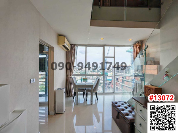 For RentCondoOnnut, Udomsuk : Condo for rent THE SKY Sukhumvit, Building A, Moff room, near BTS Udomsuk