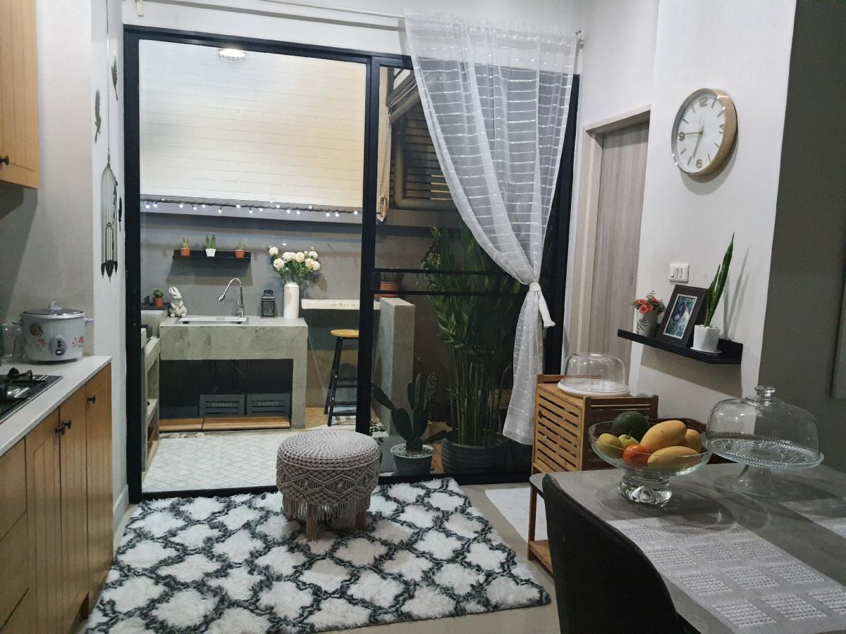 For RentTownhouseKaset Nawamin,Ladplakao : For rent Townhome 3 bedroom fully furnished at Mooban Eco Space Kaset Nawamin