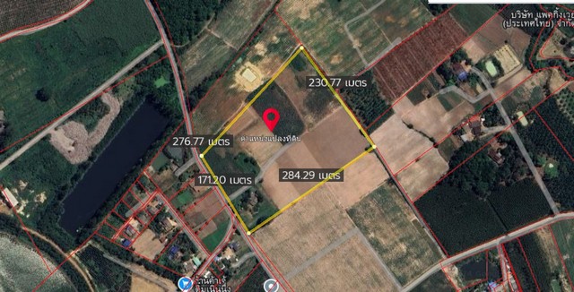 For SaleLandPattaya, Bangsaen, Chonburi : Land for sale 35-1-75 rai, purple pattern, Hang Sung Subdistrict, Nong Yai District, Chonburi Province 20220