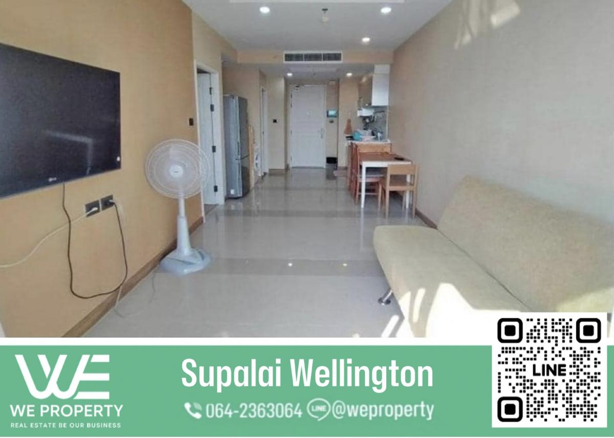 For SaleCondoRama9, Petchburi, RCA : Beautiful room, fully furnished, ready to move in, cheapest price⭐Supalai Wellington 1