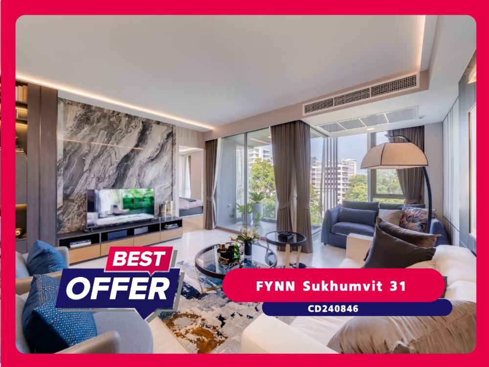 For RentCondoSukhumvit, Asoke, Thonglor : Finn Condo Sukhumvit 31 💛Modern luxury style condominium, Soi Sukhumvit 31