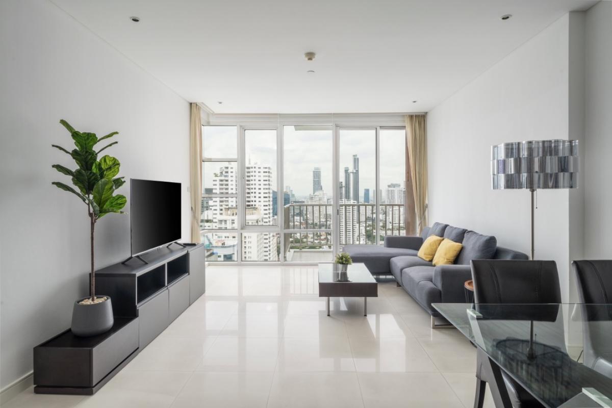 For SaleCondoSukhumvit, Asoke, Thonglor : 📢👇 Good for living or investing, Fullerton located on the Main Street near BTS, petfriendly unit, unblocked view, fully furnished