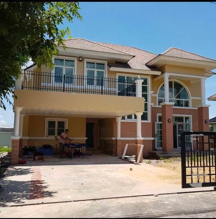 For SaleHouseNawamin, Ramindra : Detached House, Baan Suan Neramit Watcharapol - Permsin / 4 Bedrooms (FOR SALE), Baan Suan Neramit Watcharapol - Permsin / Detached House 4 Bedrooms (FOR SALE) FEW054