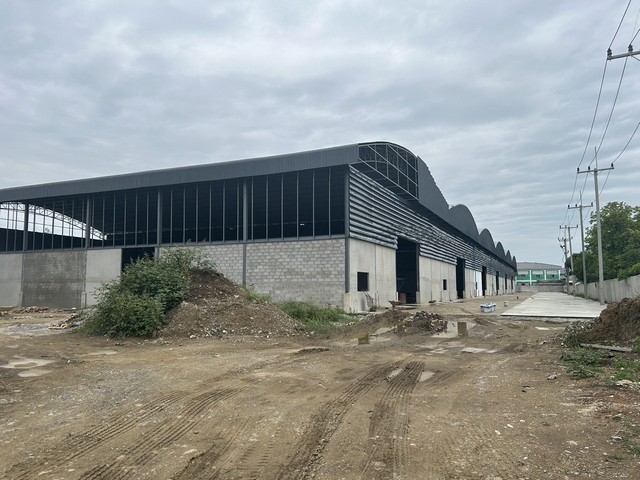 For RentFactoryMahachai Samut Sakhon : RK520 Warehouse area, factory 1250/ factory (with Factory License 4), area over 8,000 sq m., can accommodate large machinery, Bang Nam Chuet, Mueang Samut Sakhon District