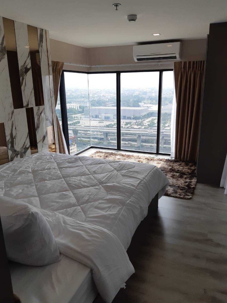 For SaleCondoOnnut, Udomsuk : S-TSS134 Condo for sale, The Sky Sukhumvit, 16th floor, south view, 50 sq m, duplex, 1 bedroom, 1 bathroom, 5.39 million, 064-959-8900