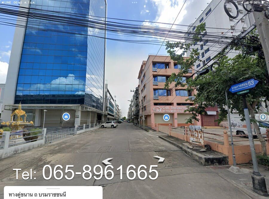 For SaleShophousePinklao, Charansanitwong : For sale, Commercial building Boromarajonani rd. Talingchan Bangkok Thailand