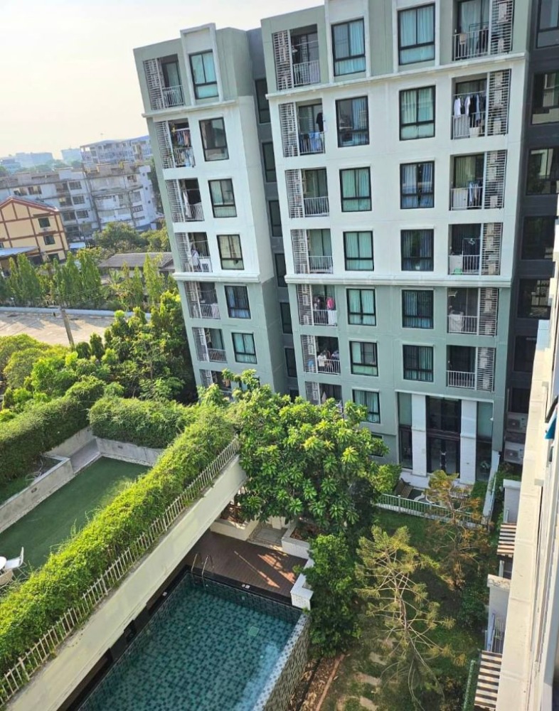 For RentCondoKasetsart, Ratchayothin : Condo for rent: Kensington Phahol-Kaset (Kensington-Phahonyothin Kaset), room size 30 sq m., Soi Phahonyothin 42, behind Maruey Hotel, 7th floor, near Kasetsart University, Senanikhom Subdistrict, Chatuchak District, Bangkok