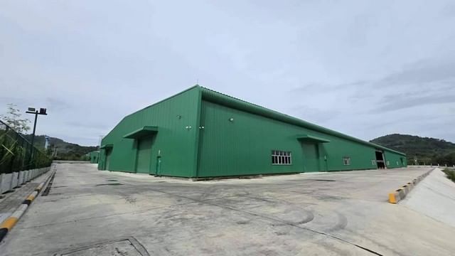 For RentFactoryPattaya, Bangsaen, Chonburi : Factory and warehouse for rent in the free zone, purple area, Chonburi, Nong Yai