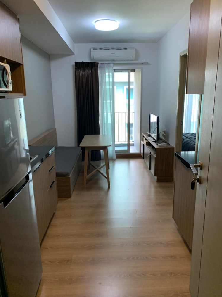 For RentCondoKasetsart, Ratchayothin : 🎯 (For rent) 10,500/month, complete electrical appliances 🎯 Condo ✧Chapter One: the Campus Kaset✧ Near Kasetsart University, BTS Senanikom ✨ 1 Bedroom room, size 29 sq m., Building E, 3rd floor 🔴📞 Interested, contact 094-847-5707 or Idline: kingcto2 Khun 