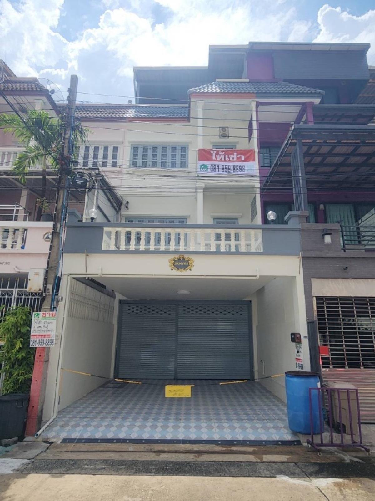 For RentTownhomeRama3 (Riverside),Satupadit : For Rent 4 Story Townhouse in Rama 3 Area, 300 Sq.m.for home or office