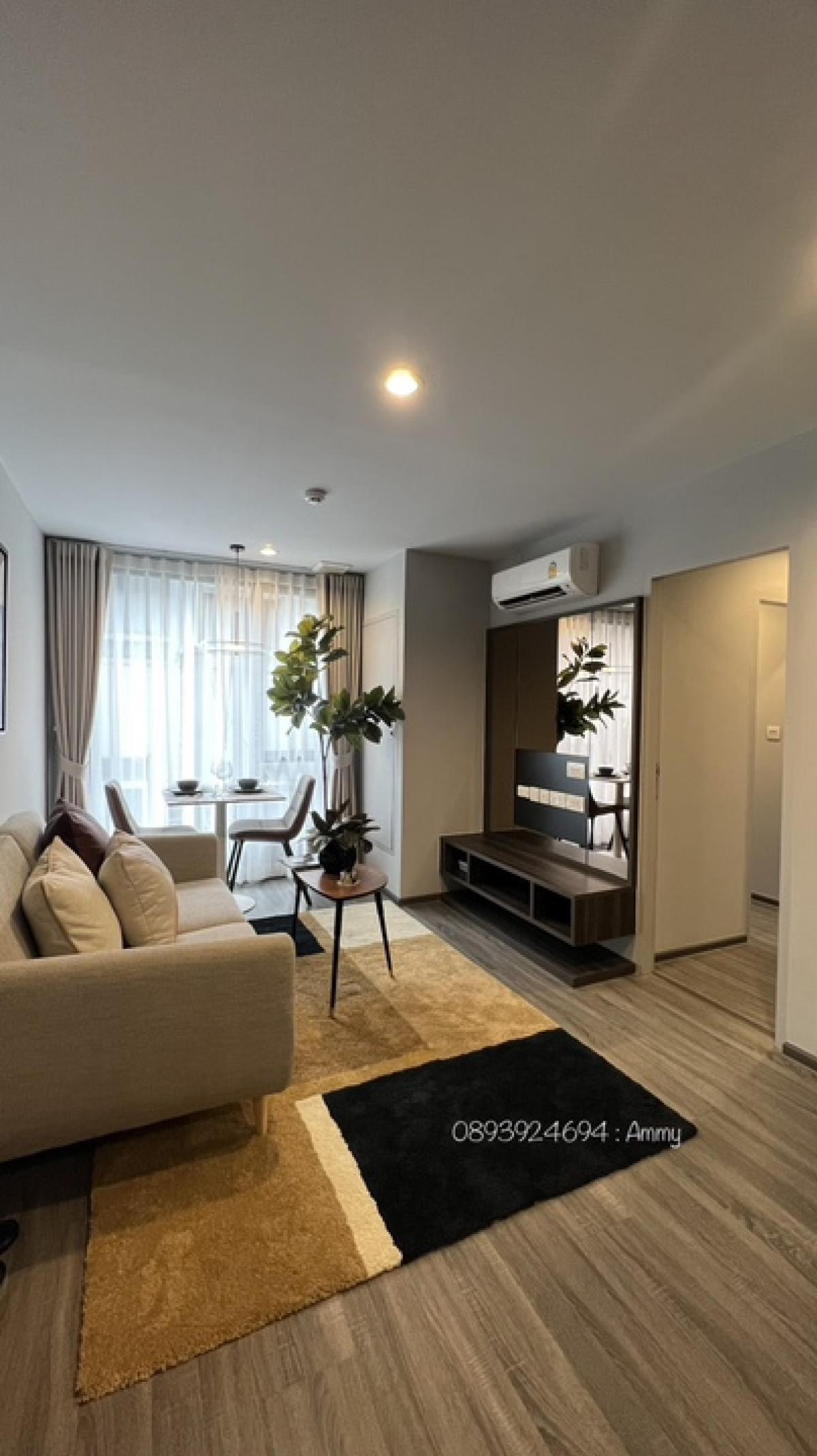 For SaleCondoSukhumvit, Asoke, Thonglor : New condo, fully furnished, 35 sq.m. #Worth living, worth investing🎉4.59 million baht, near Gateway Ekamai and BTS Ekamai, shuttle service available 🛺 (100% loan, free common area for 5 years and free all + 3 electrical appliances)