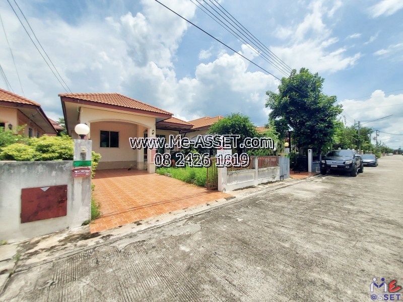 For SaleHousePhutthamonthon, Salaya : Single house for sale in Khlong Yong, Salaya, Maha Sawat, Mahidol, Phutthamonthon areas: Baan Thanmankhong Village, Salaya-Khlong Yong: 1 floor, 65.4 sq.wa: CODE NN-91360