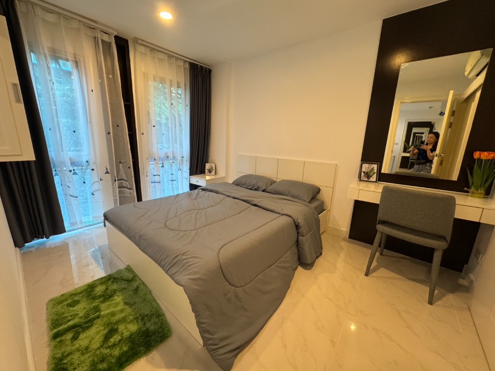 For RentCondoNawamin, Ramindra : Parc Exo Kaset-Nawamin | Parc Exo Kaset - Nawamin 2 bedrooms, 2 bathrooms, size 65 sq m, 1st floor, rental price 15,000 baht per month