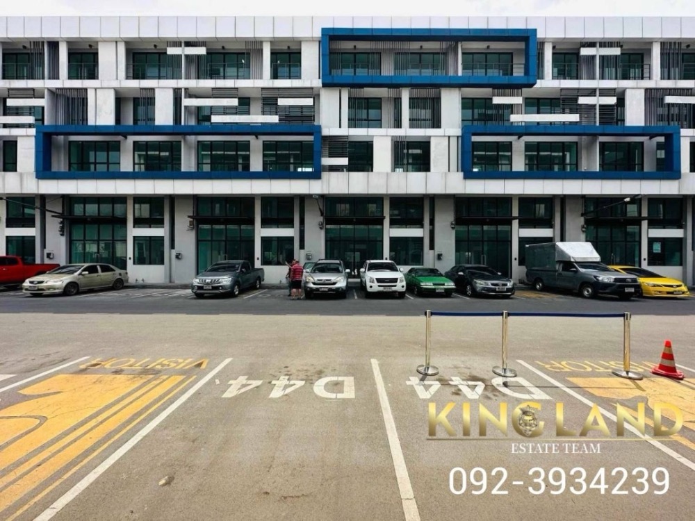 For RentHome OfficeKaset Nawamin,Ladplakao : For rent: 5-storey home office, Nirvana @work project, on the main road, Kaset-Nawamin Road, at the entrance to Nawamin Soi, very good location, rental price 80,000 baht / month (negotiable)