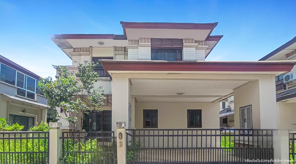 For SaleHouseRama5, Ratchapruek, Bangkruai : For sale: Second-hand detached house, Krisana Rama 5-Kanchanaphisek project, area 65 sq m., house ready to move in, near Central Westgate shopping mall and Sri Rat Expressway entrance