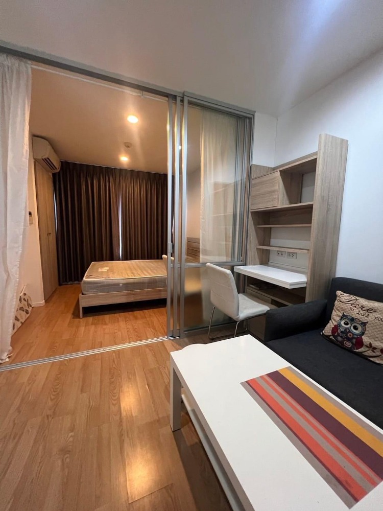 For RentCondoPattanakan, Srinakarin : For rent: Lumpini Ville On Nut - Phatthanakan, 8th floor, Building C, size 26 sq m., price 7,500 baht, has a washing machine, ready to move in🔆