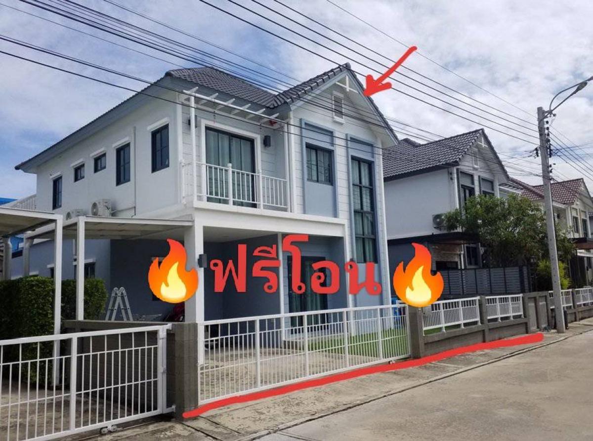 For SaleHouseRama 2, Bang Khun Thian : 2-storey detached house, Siwarom Nature Plus, Rama 2, Bang Khun Thian, Bangkok, 52.20 sq m., 4 bedrooms, 3 bathrooms