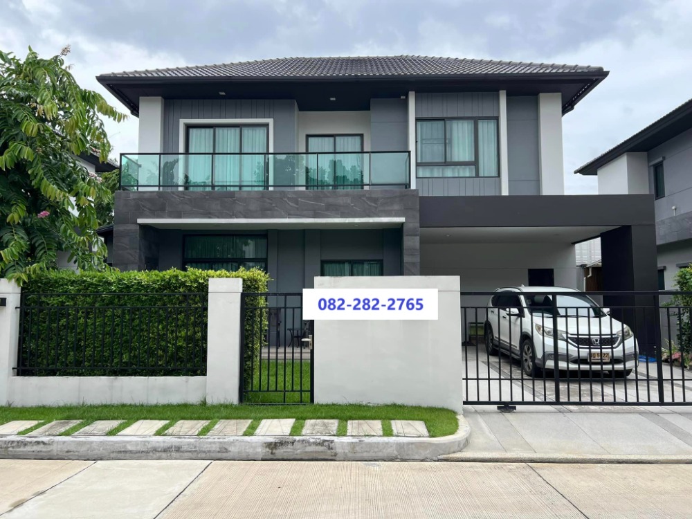 For SaleHouseSeri Thai, Ramkhamhaeng Nida : 59.8 sq m, 4 bedrooms, 3 bathrooms, 2-storey detached house, Bangkok Boulevard, Ram Intra-Seri Thai