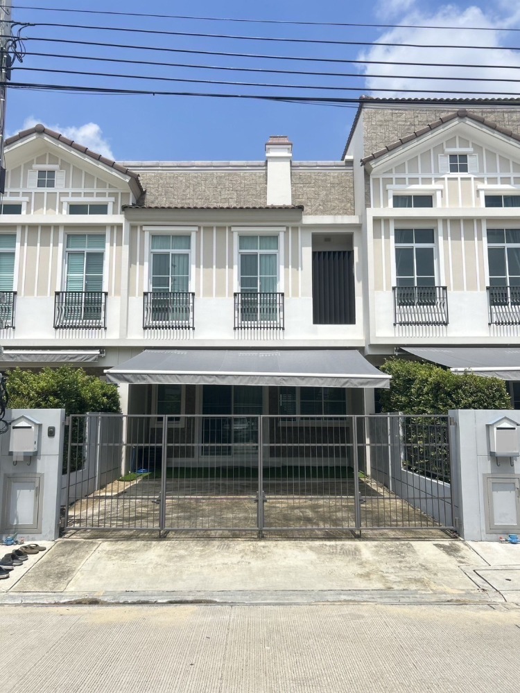 For RentTownhouseBangna, Bearing, Lasalle : RH100524 For rent, 2-storey townhouse, Indy 2, Bangna-Ramkhamhaeng 2, fully furnished, near Mega & Ikea Bangna