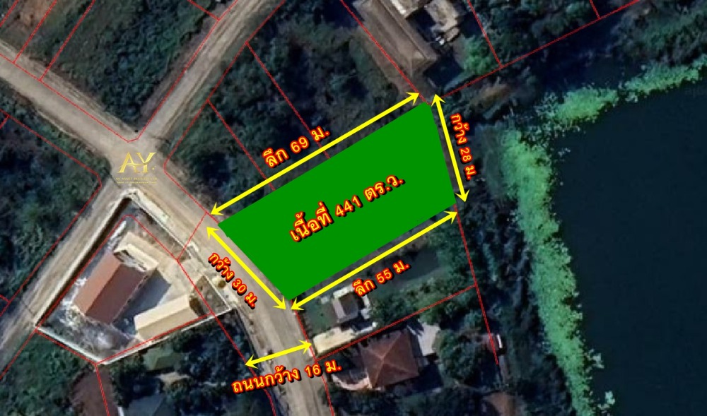 For SaleLandMin Buri, Romklao : Land for sale in Krissadanakorn Village 25, next to the lake, near the golf course 🌳🍂Selling below the land appraisal price