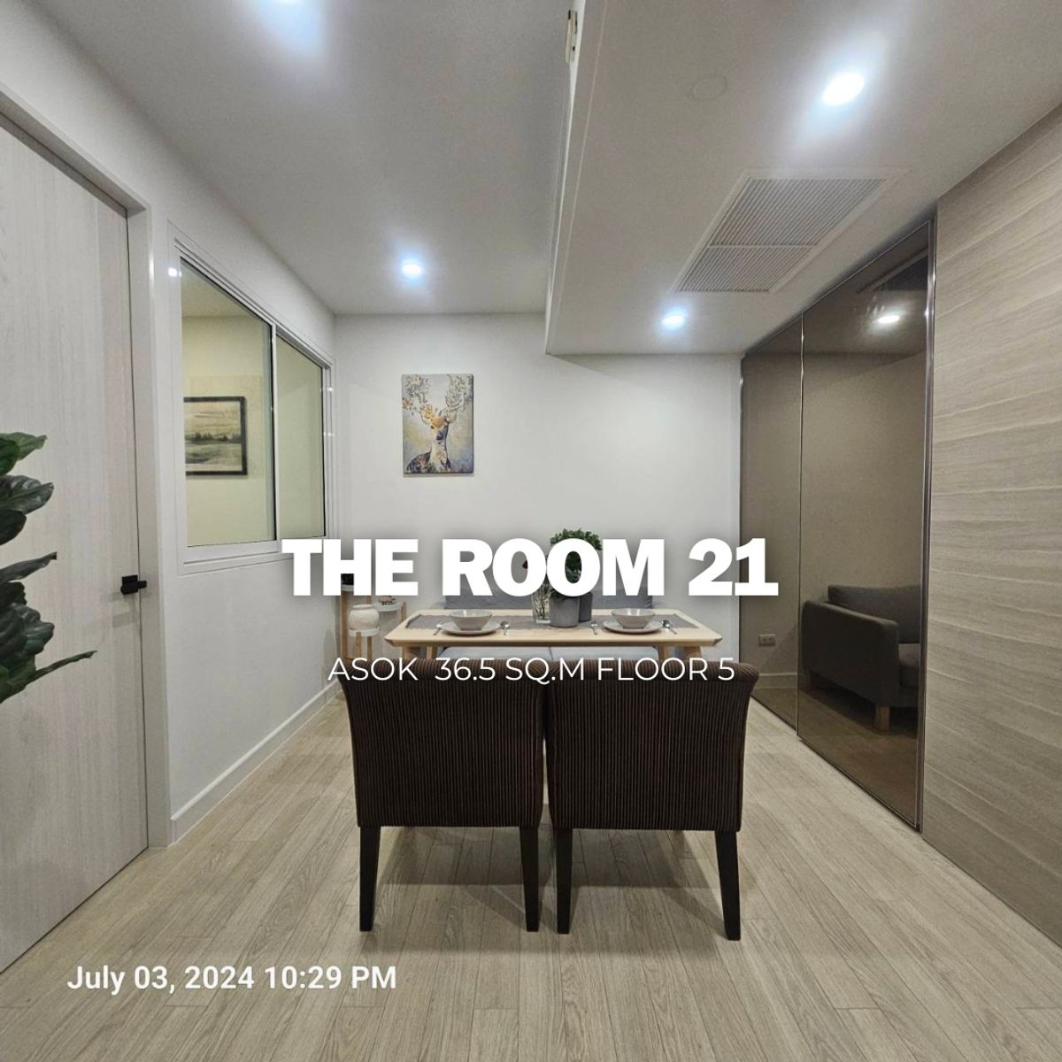 For RentCondoSukhumvit, Asoke, Thonglor : Quiet 1BR at ASOKE for rent nearby BTS Asok-MRT Sukhumvit