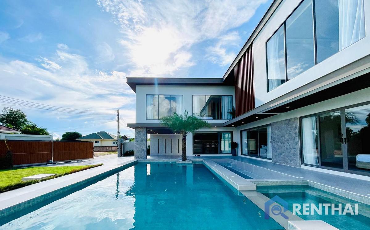 For SaleHousePattaya, Bangsaen, Chonburi : New Build 7bed Fully Furnished Luxury Home in Pattaya