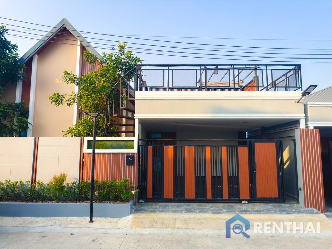 For SaleHousePattaya, Bangsaen, Chonburi : Nordic style pool villa Pattaya 3beds 4baths