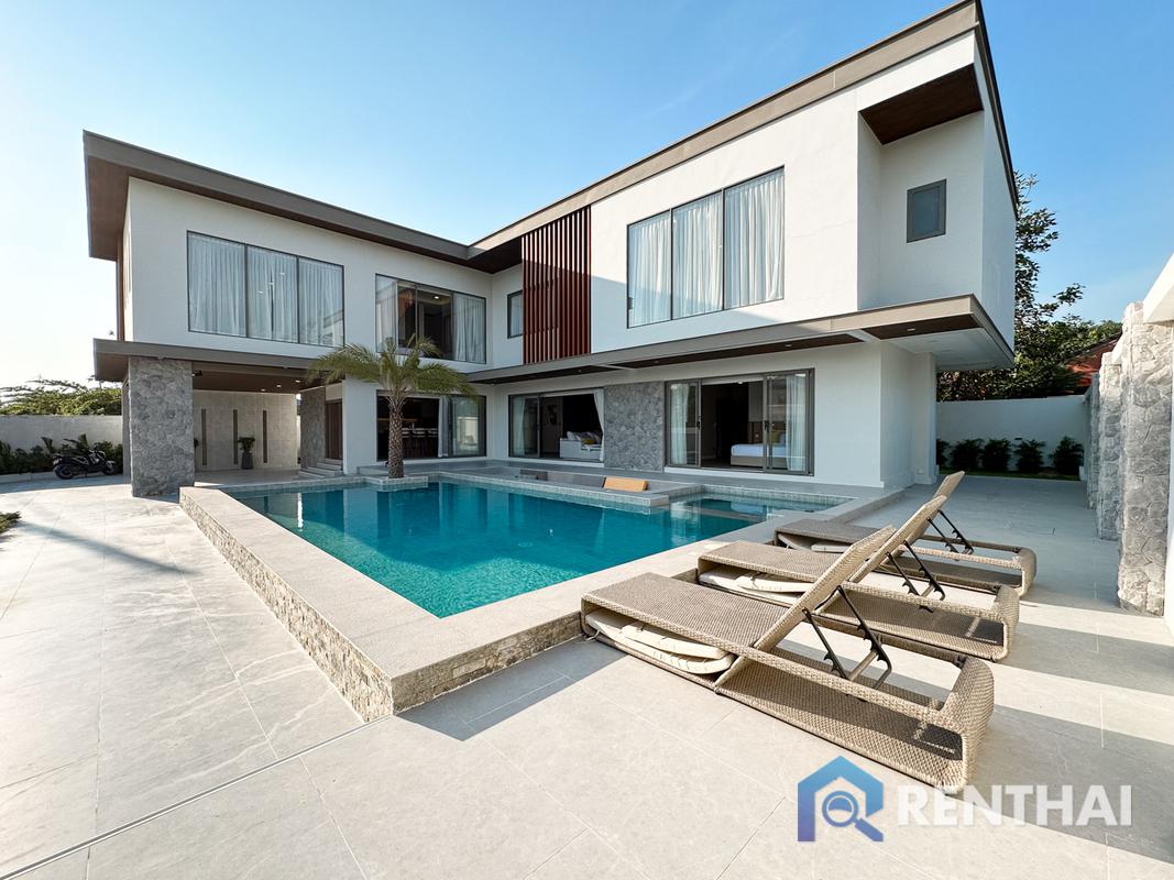 For SaleHousePattaya, Bangsaen, Chonburi : New Build 7bed Fully Furnished Luxury Home in Pattaya