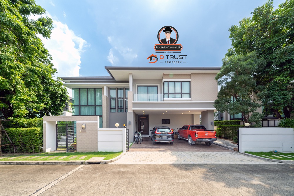 For SaleHouse : ขาย บ้านเดี่ยวหรู เดอะ ซิตี้ ปิ่นเกล้า-บรมฯ 60 ใกล้สโมสร 105.8ตร.ว. บ้านยังใหม่ สวยพร้อมอยู่