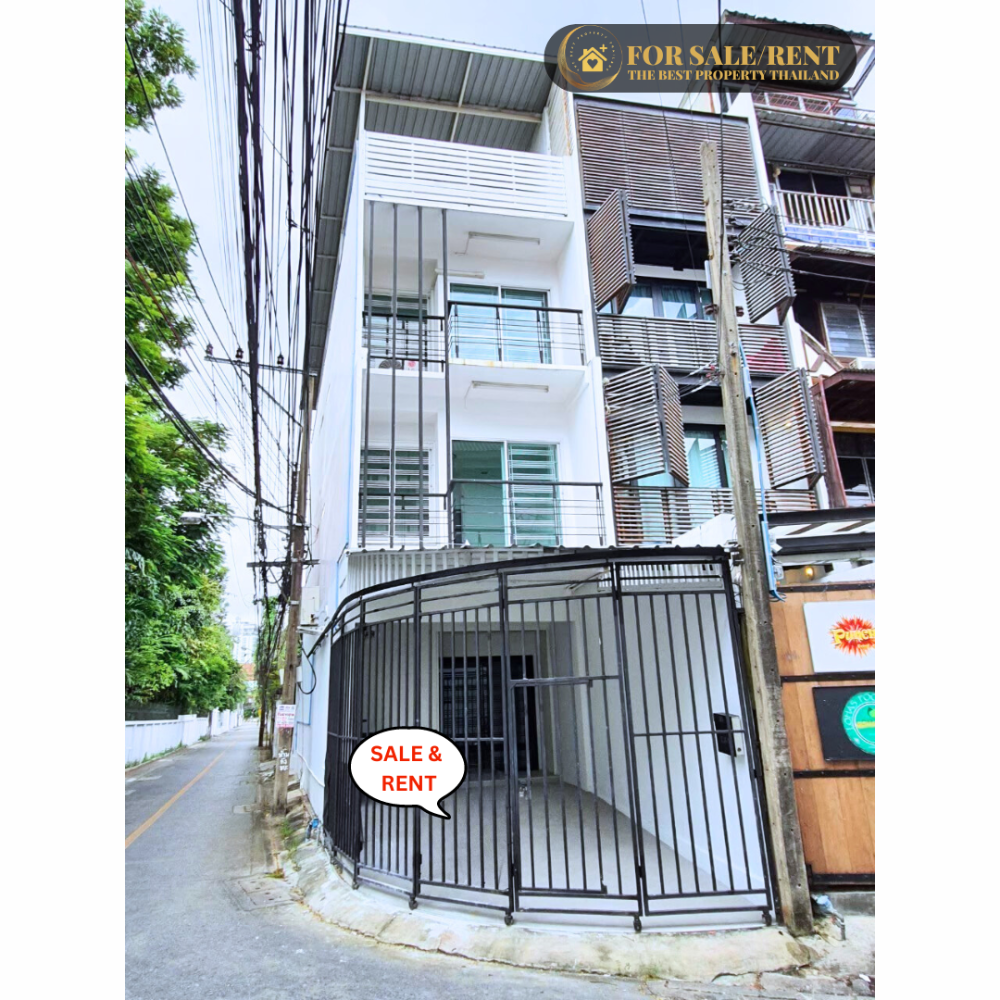 ให้เช่าทาวน์เฮ้าส์/ทาวน์โฮมสุขุมวิท อโศก ทองหล่อ : ⭐️🔥FOR SALE & RENT TOWNHOME EKKAMAI SUKHUMVIT 65 =50,000baht ขายทาวน์โฮม 4ชั้น (หลังมุม) ซอยสุขุมวิท65