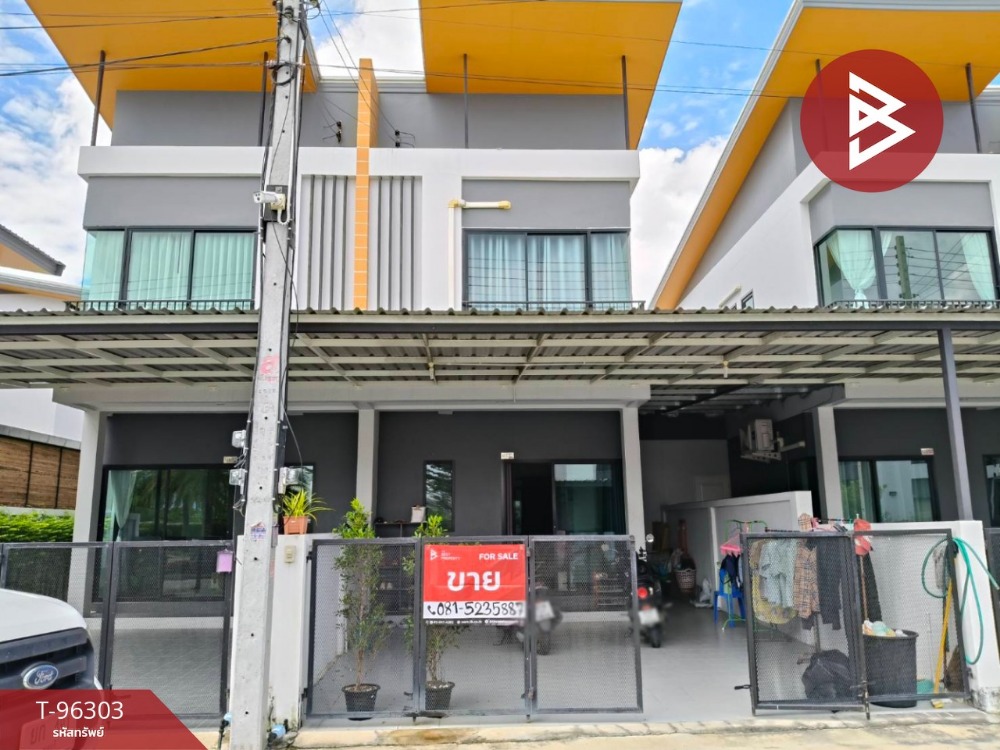 For SaleTownhousePattaya, Bangsaen, Chonburi : Townhouse for sale, Nirandha Plus Village, Phan Thong, Chonburi