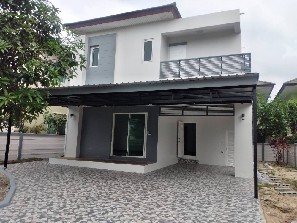 For SaleHouseRama5, Ratchapruek, Bangkruai : For sale: 2-storey detached house, Kritsana Village 5-Kanchanaphisek, on the main road, Kanchanaphisek Road, convenient transportation, near Si Rat Expressway - Bang Kruai Ring Road, Nonthaburi