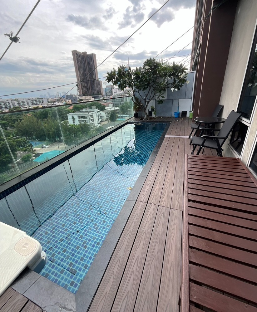 For RentCondoSukhumvit, Asoke, Thonglor : Duplex Room with private swimming pool, near BTS Thonglor