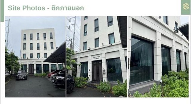 For RentHome OfficeBang Sue, Wong Sawang, Tao Pun : HR1879 4-storey building on Ratchadaphisek main road, Wong Sawang area, designed in English Courtyard style, suitable for office, clinic, studio.