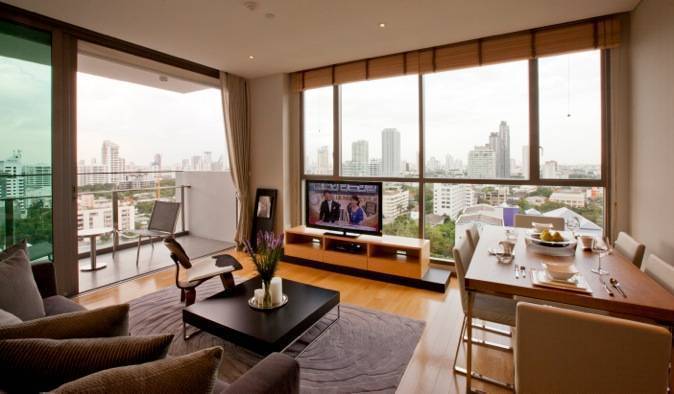 For RentCondoSukhumvit, Asoke, Thonglor : Condo for rent, Aequa Sukhumvit 49, 92 sq m., near BTS Thonglor