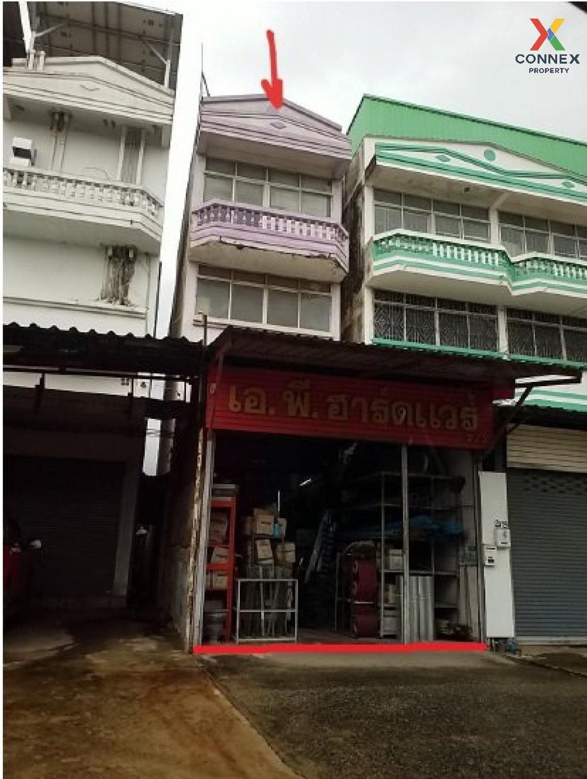 For SaleShophouseLadkrabang, Suwannaphum Airport : For Sale 3-story commercial building, Chao Khun Thahan Road, Lat Krabang , Lam Pla Thiw , Lat Krabang , Bangkok , CX-107341