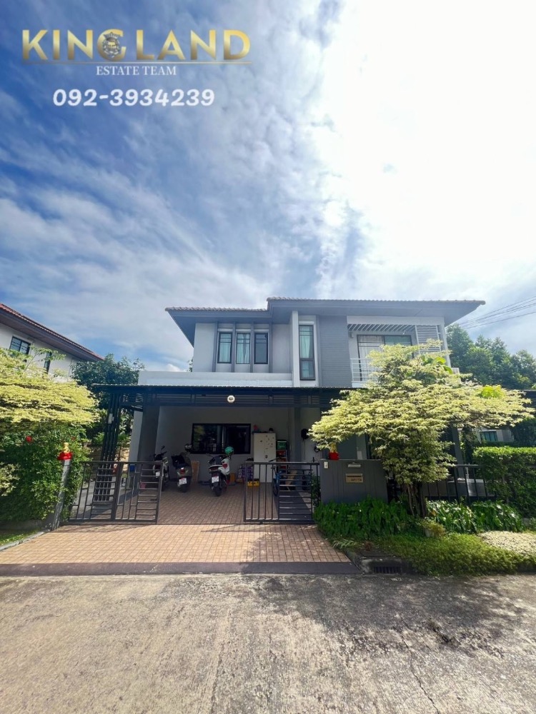 For RentHouseNawamin, Ramindra : For rent, 2-storey detached house, 4 bedrooms, 3 bathrooms, 2 kitchens, fully furnished, Baan Prompat Prime Safari World, rental price only 30,000 baht/month #Pets allowed #Near Satit Phatthana School