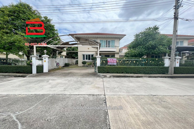 For SaleHousePathum Thani,Rangsit, Thammasat : Single house, Supalai Garden Ville, Wongwaen-Lam Luk Ka, Khlong 5, area 50.1 sq m., next to Soi Bueng Kham Phroi Road, Bueng Kham Phroi Subdistrict, Lam Luk Ka District, Pathum Thani Province