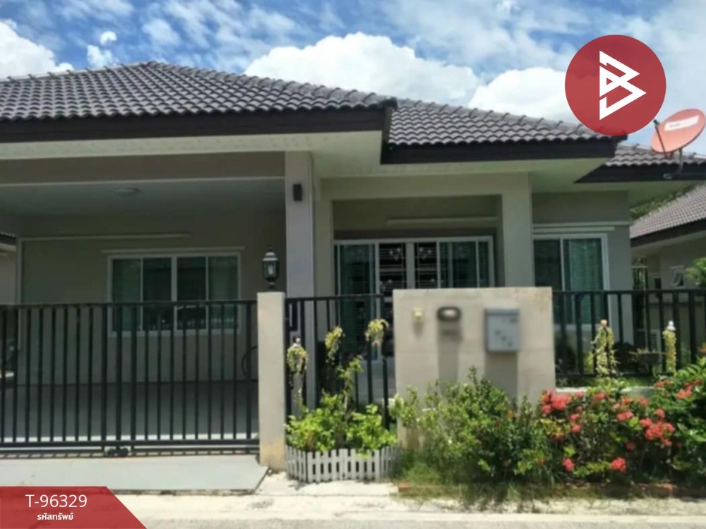 For SaleHouseRayong : Single house for sale, Nicha Ville Village, Thap Ma, Rayong