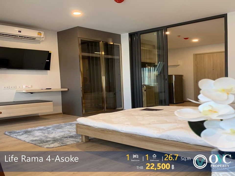 For RentCondoKhlongtoei, Kluaynamthai : Ready for rent @Life Rama4-Asoke