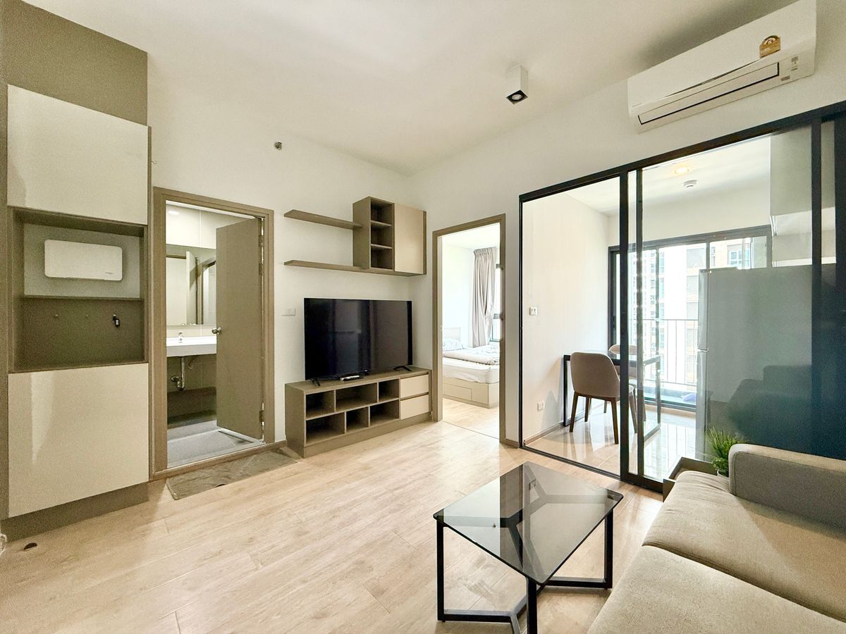 ให้เช่าคอนโดพระราม 9 เพชรบุรีตัดใหม่ RCA : ให้เช่าด่วน 🔥 Ideo Rama 9 Asoke,  32 Sq.m  1 bed 1 bath พร้อมเข้าอยู่ เฟอร์นิเจอร์ครบ โทร 092-2462653 Donut