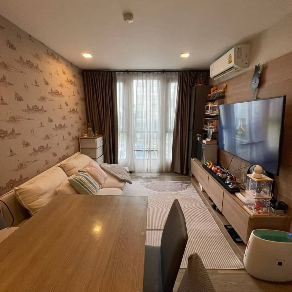 For SaleCondoOnnut, Udomsuk : Selling at a loss, beautifully decorated room, 2 bedrooms, 1 bathroom, Monique Sukhumvit 64