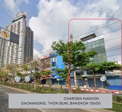 For RentShophouseWongwianyai, Charoennakor : fully built-in View of River on the main road BigC BangPakok 1.7 km. building for rent 7Parkinng